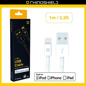 【100cm】犀牛盾蘋果原廠MFi認證 Lightning to USB 充電線 數據線 傳輸線【AS10609004】Unicorn手機殼♥