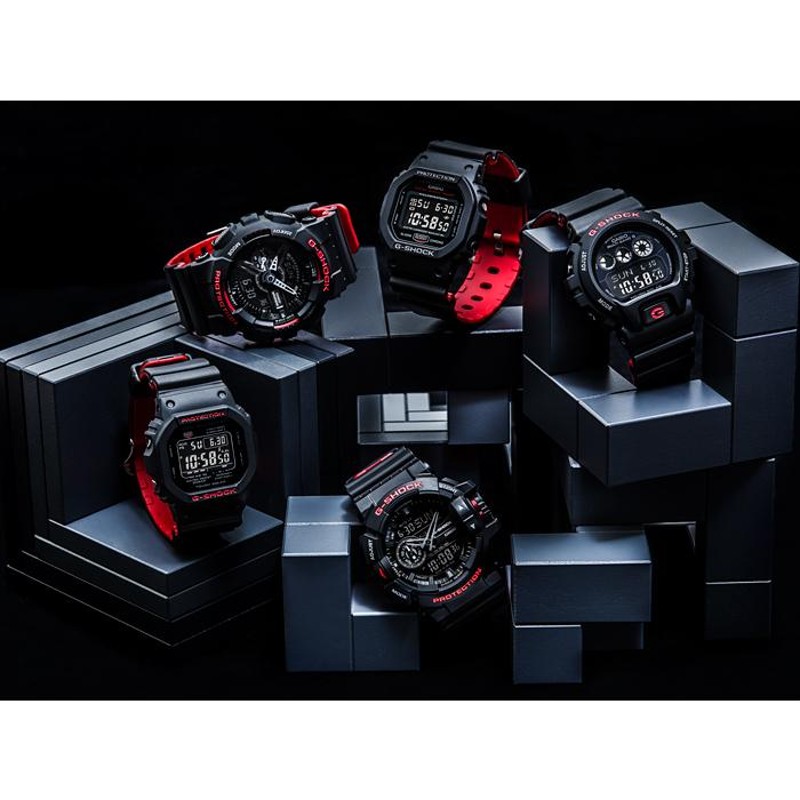 G-SHOCK Gショック ジーショック Black & Red シリーズ カシオ CASIO