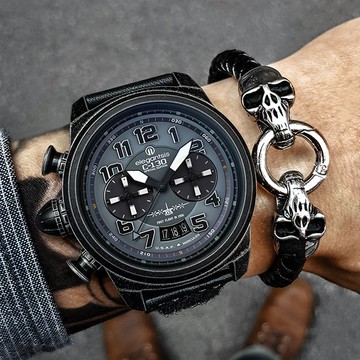 elegantsis C130 美利堅合眾國空軍軍事運輸機美軍版限量計時套錶-48mm ELJX48QS-6B01LC