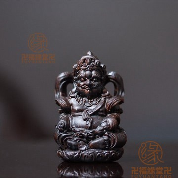 🙏🏻結緣小物🙏🏻沉香吊飾 手把件 沉香項鍊 沉香木達拉幹黑肉料(黃黑財神)純手工鵰刻清刀老料擺件手把