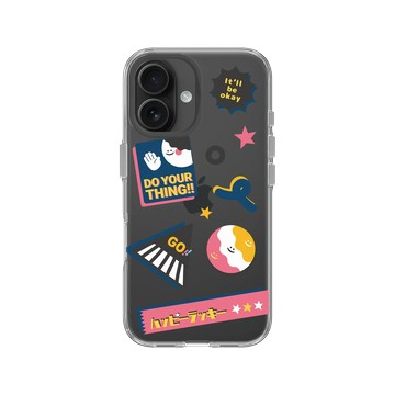 iPhone 16 Clear 透明 - Positive Vibes / 正好能量 - 開心做自己