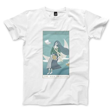 II | The High Priestess - 中性版T恤 - 白