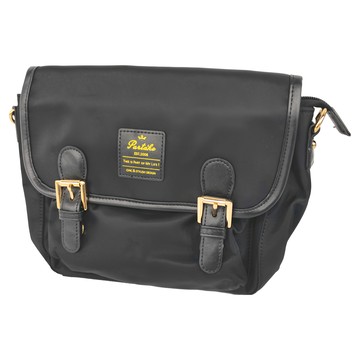 PARTAKE 側背包 PT19-D6-63BK 尼龍材質  22 x 18 x 9cm  黑色