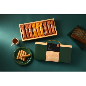 【桂園農場】園滿實餡 蛋捲禮盒-9入/18入(花生/芝麻)