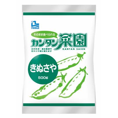 冷凍野菜　 簡単菜園きぬさや500g　ノースイ