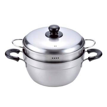 FREIZ 和平 燕三 IH兼容的防擦拭兩級蒸籠 日本製造 EM-010  23cm  1個