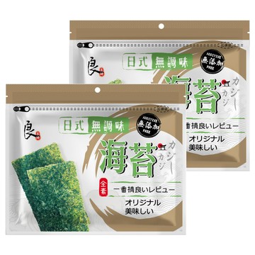 良澔 日式無調味海苔  25g  2包