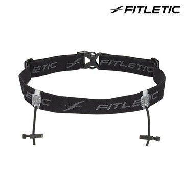 Fitletic Race I 號碼布固定帶RN01 黑灰色｜固定帶 跑步 路跑 慢跑 越野跑 馬拉松 反光