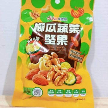 (10%蝦幣回饋/免運) 萬歲牌  櫛瓜蔬菜堅果 全素 (80公克)
