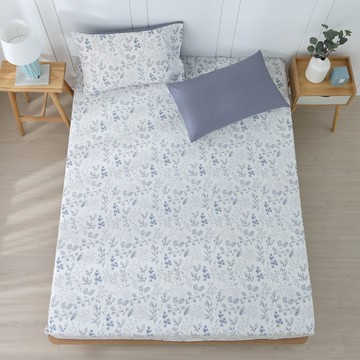 單人床包枕套組/ 100%精梳純棉 / 純棉 / 瑞塔 [鴻宇] 台灣製 - C20150