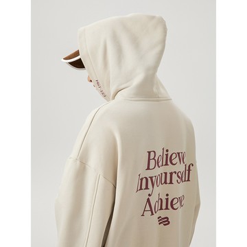 隔☀到店🔥一件可過冬發熱400G重磅美式複古連帽衛衣春季款髮泡印花外套潮牌寬鬆情侶帽衫q