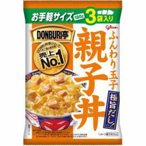 グリコ DONBURI亭 親子丼 3食パック×10入