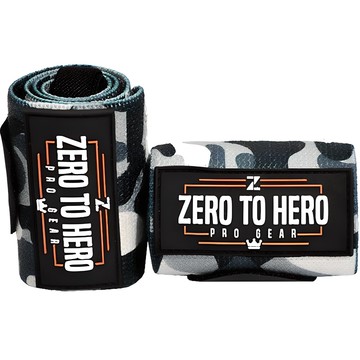 ZERO TO HERO 健身迷彩護腕 2個  45 x 8cm  1組  黑色迷彩