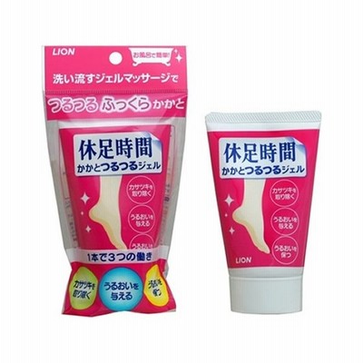 ライオン/休足時間 かかとつるつるジェル 100g