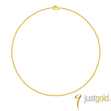 【Just Gold 鎮金店】真繩串鍊 (16吋)_計價
