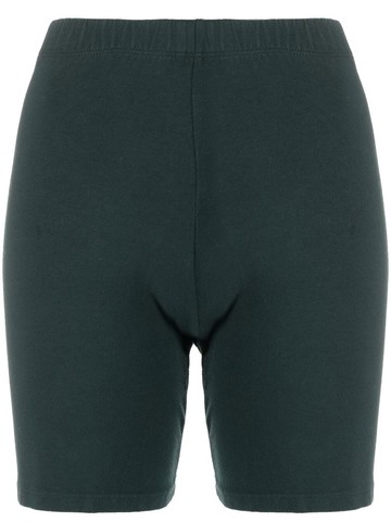 Sporty & Rich - mid thigh shorts - unisex - Spandex/Elastane/Cotton - M - Green