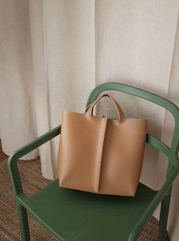 手提包 Signature tote II by WHITEOAKFACTORY - 棕褐色、棕、駝色