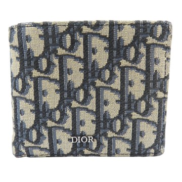 【二手名牌BRAND OFF】Dior 迪奧 藍色 短夾