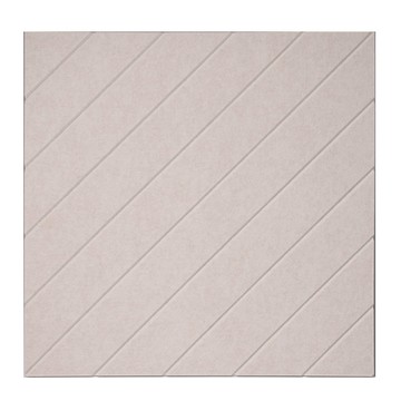 KEYSTONE DeEcho 吸音板 60X60cm16片裝-V槽斜紋/001淺駝