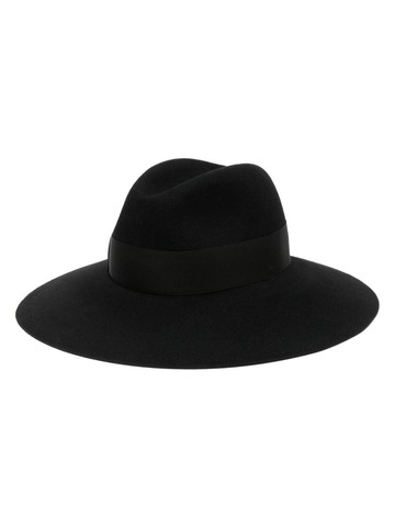 Borsalino - Sophie felted-finish wool hat - women - Wool - M - Black