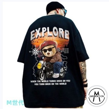 【M世代】大尺碼 新款寬鬆短袖t恤 男生上衣 時尚百搭短T 情侶裝休閒上衣(ATHG107)