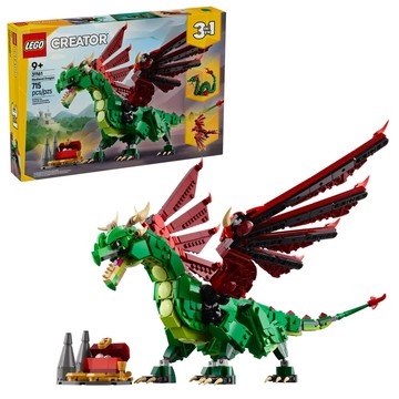 ||高雄 宅媽|樂高 積木|| LEGO“31161 中世紀飛龍 Creator 3in1“