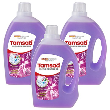 Tamsaa 高濃縮洗衣精  3L  3瓶