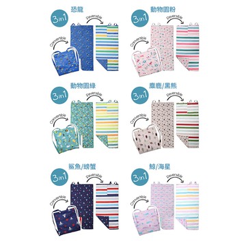 Flapjack 兒童3in1雙面浴巾/背包(3in1‧背包 → 浴巾 → 沙灘墊)【親子良品】