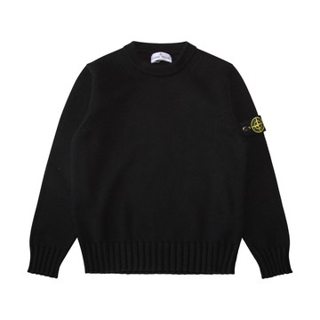 Stone Island - Black Cotton Knitwear