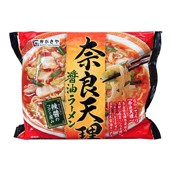 ★まとめ買い★　寿がきや　即席　奈良天理醤油ラーメン　１２６Ｇ　×48個