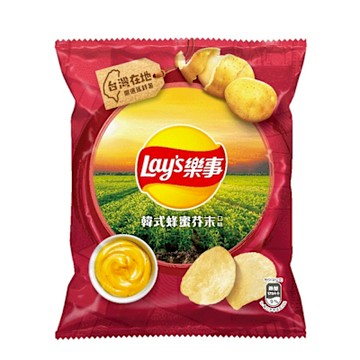 樂事 韓式蜂蜜芥末口味洋芋片32g/包