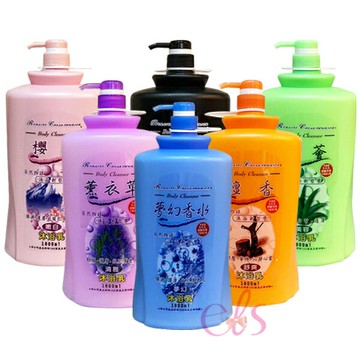 [$699免運] 浪漫花語 沐浴乳 1800ml 夢幻香水 蘆薈 薰衣草 檀香 竹炭 櫻花 多款供選☆艾莉莎ELS☆
