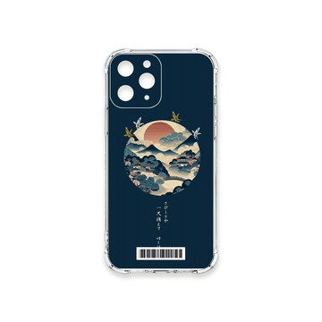 iPhone 11 Pro 殼 TRON IPhone 11 PRO 圓形復古山水畫系列  載具 四角防摔殼 手機殼