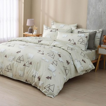 雙人薄被套/美國棉授權品牌 / 哈肯小熊 [鴻宇] 台灣製 - 2507米