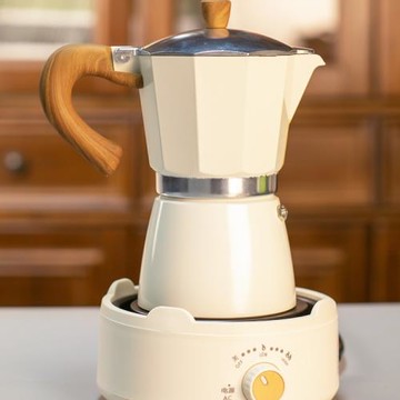 摩卡壺辦公室小型手沖咖啡壺套裝器具家用單閥電煮萃取壺咖啡套裝