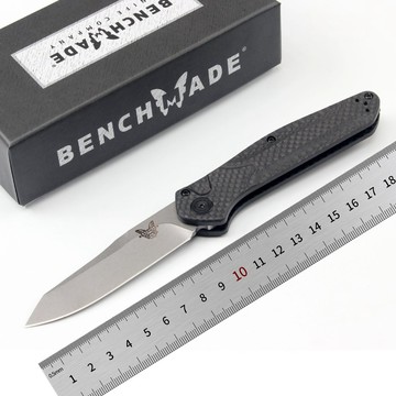 【臺灣出貨】蝴蝶940折刀碳縴維手柄D2鋼鋒利小刀露營EDC戶外折疊刀 FBZG