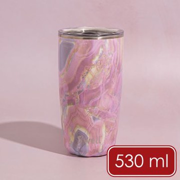 《S well》Tumbler不鏽鋼滑蓋保溫杯-鎏金粉彩530ml-- swell 不鏽鋼保溫杯 保冷保冰杯 推蓋直飲杯 隨行杯