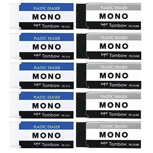 トンボ鉛筆 消しゴム MONO モノPE01 2色 各 JCA-063AZ
