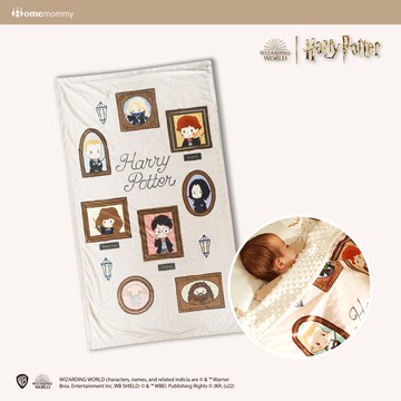 哈利波特舒眠荳荳安撫毯－經典人物畫框款