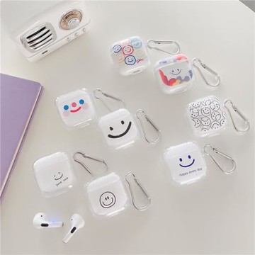 透明笑臉官方Pro4/Pro5無線藍牙耳機保護套國產Mini4華強北4代新