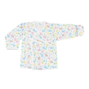 小小家 BabyTalk 新生兒反折護手紗布肚衣60cm-繽紛水果貓★衛立兒生活館★