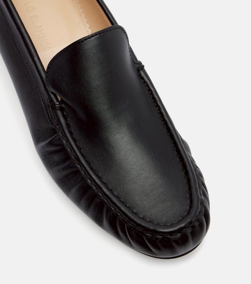 Manolo Blahnik Leonda leather loafers