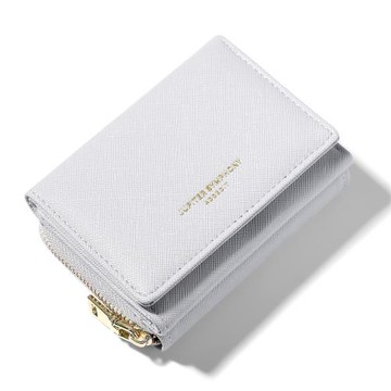 日韓小眾設計簡約百搭短款錢包女2025新款多功能時尚學生零錢包潮