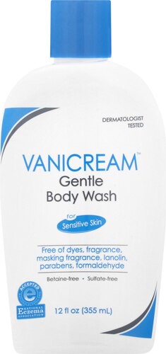 Vanicream Gentle Body Wash for Sensitive Skin 12 fl oz