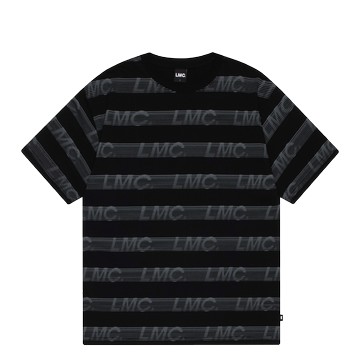 LMC BLIND ITALIC STRIPE TEE BLACK
