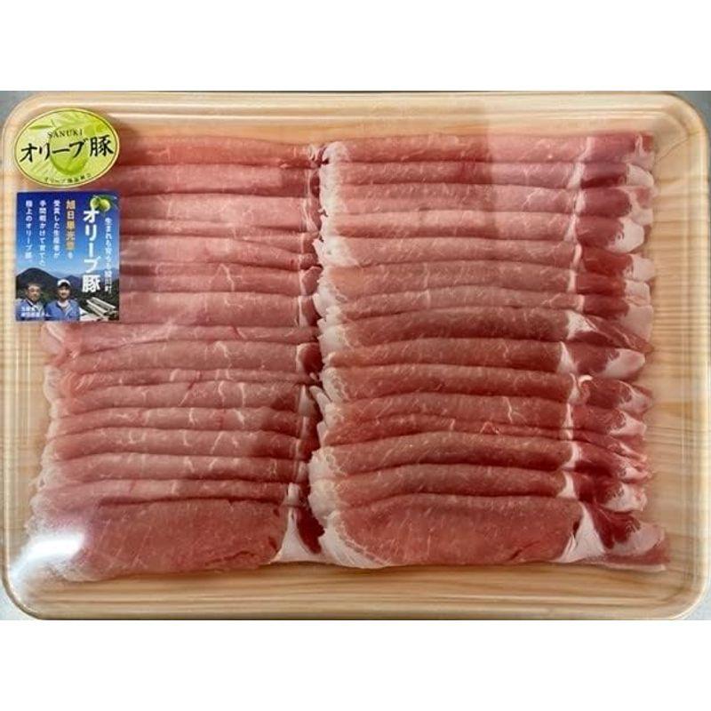 香川県産ブランド豚 オリーブ豚 冷凍 ロース しゃぶしゃぶ用 500ｇ
