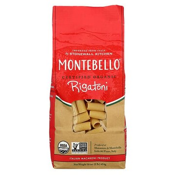 Montebello, 有機粗通心面，16 盎司（454 克）
