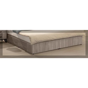 【唯熙傢俱】漢德淺灰橡色6尺抽屜床底