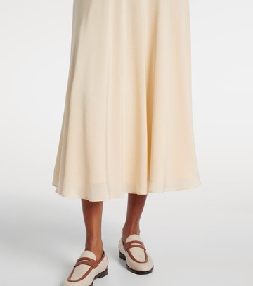 Loro Piana Erika silk midi skirt