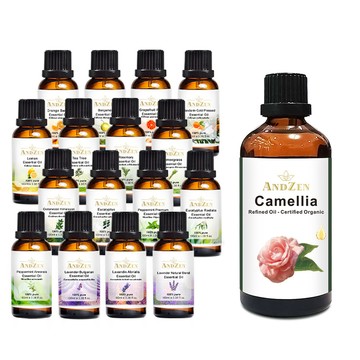 ANDZEN 澳洲精油任選2瓶-送100ml基底按摩油(超值3入組/單方/複方/居家香氛/室內擴香/香薰)